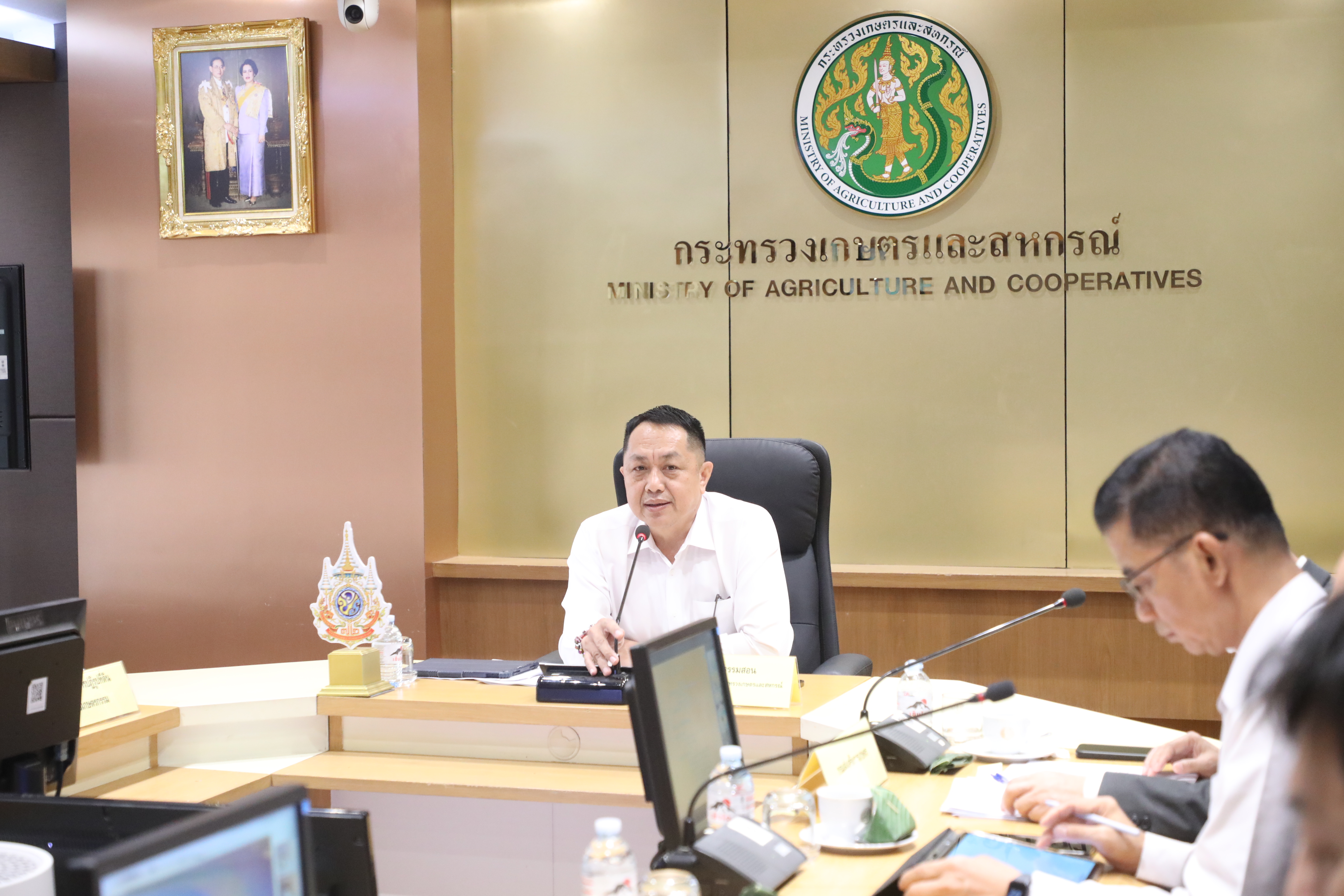 title - ส.ป.ก. เข้าร่วมประชุม ติดตามการขับเคลื่อนข้อสั่งการของรัฐมนตรีว่าการกระทรวงเกษตรและสหกรณ์